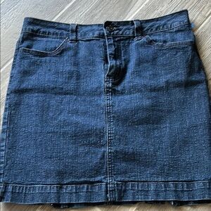 Saint John's Bay Active Blue Mini Pencil Skirt